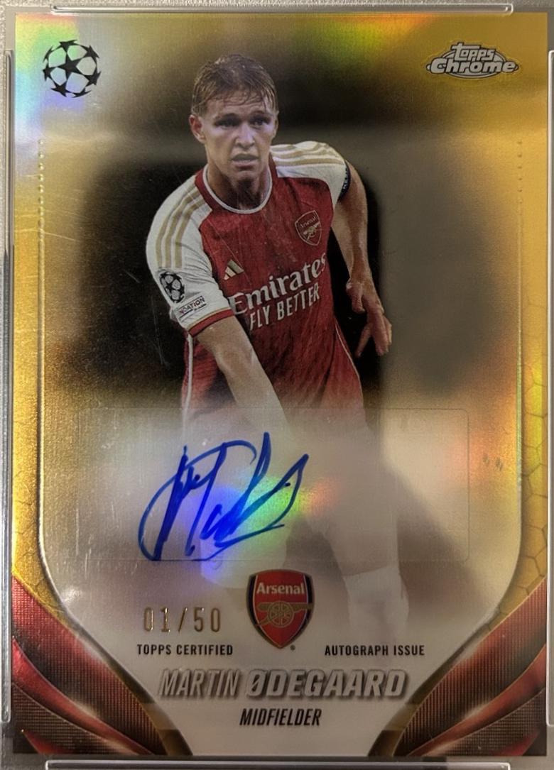 Martin Odegaard [Gold Refractor] #CA-OM