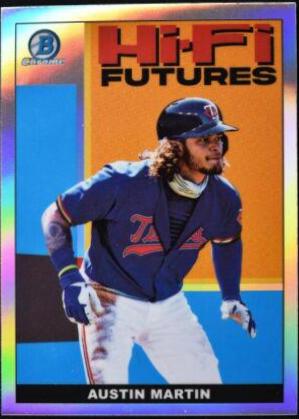 Austin Martin #HIFI-10 Baseball Cards 2022 Bowman Hi Fi Futures