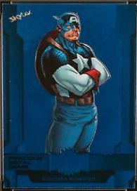 Captain America #116 2024 SkyBox Metal Universe Avengers