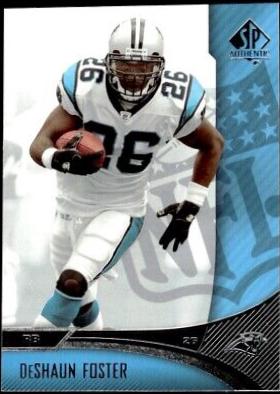 DeShaun Foster #14 Football Cards 2006 SP Authentic
