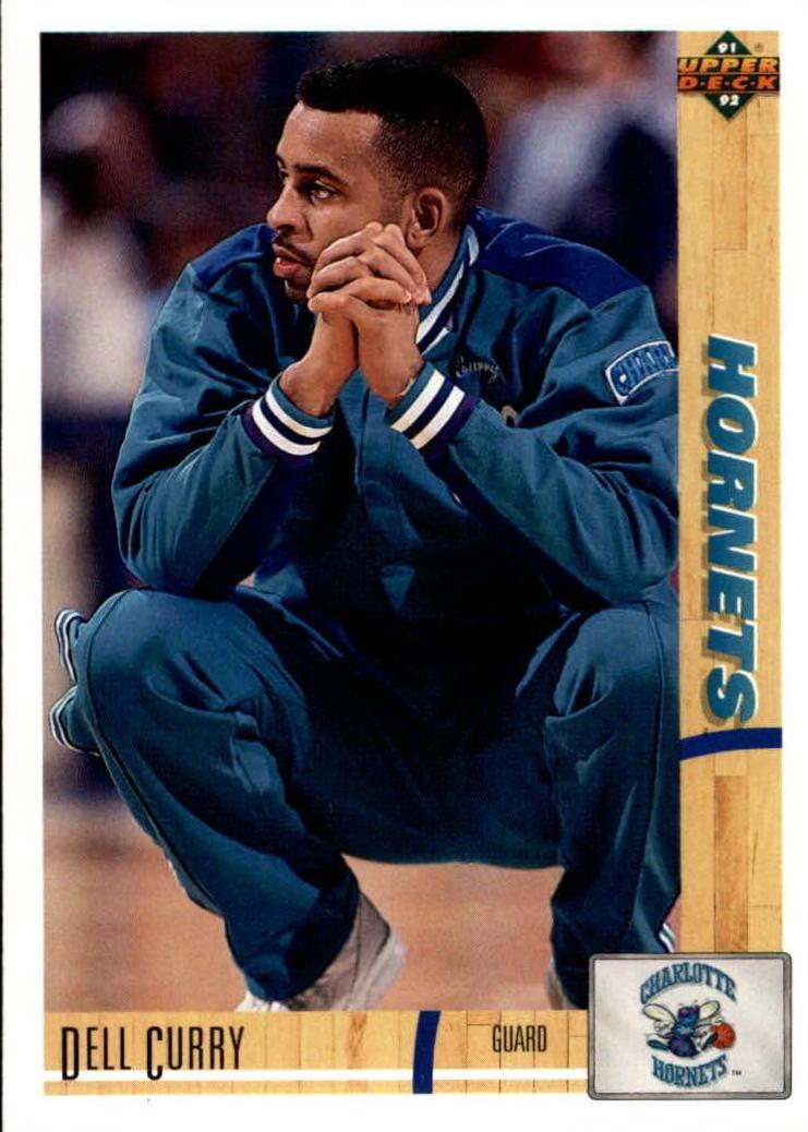 Dell Curry #327 Basketball Cards 1991 Upper Deck