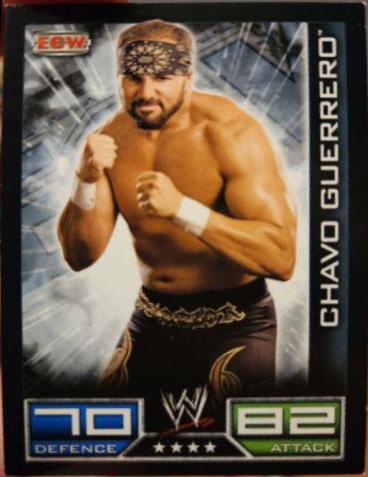 Chavo Guerrero Wrestling Cards 2008 Topps WWE Slam Attax