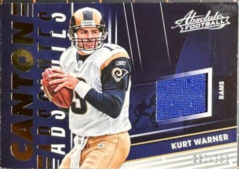 Kurt Warner #CA-KW Football Cards 2018 Panini Absolute Canton
