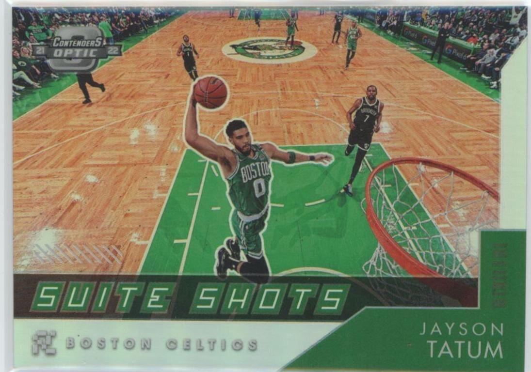 Jayson Tatum #10 Basketball Cards 2021 Panini Contenders Optic Suite Shots