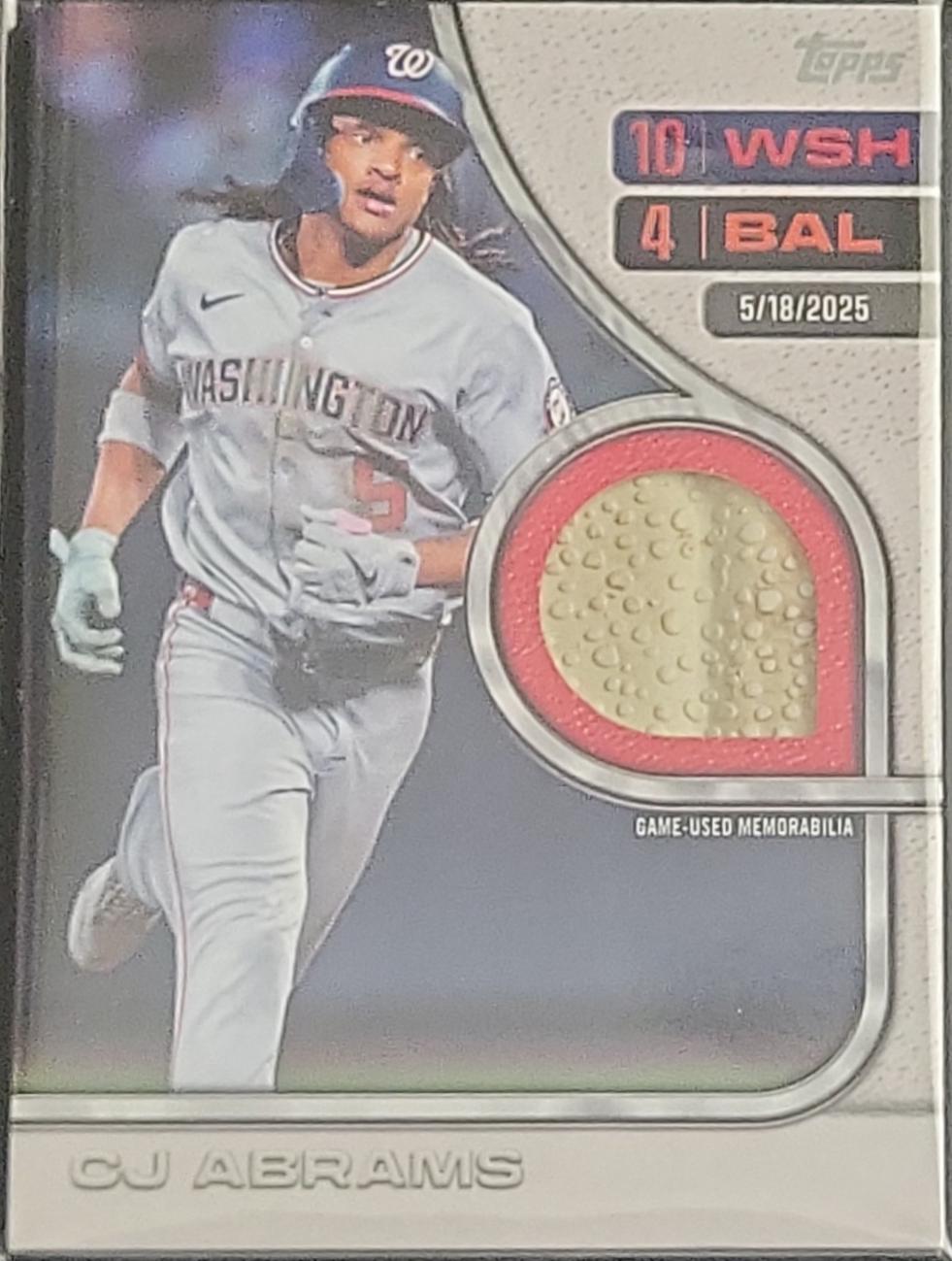 CJ Abrams #RTB-CA 2026 Topps Series 2 Rounding The Bases Baseball