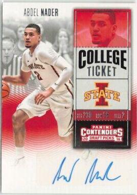 Abdel Nader [Autograph Playoff Ticket] #178