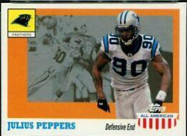 Julius Peppers #13 Football Cards 2003 Topps All American