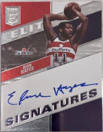 Elvin Hayes #ES-ELV Basketball Cards 2022 Panini Donruss Elite Signatures