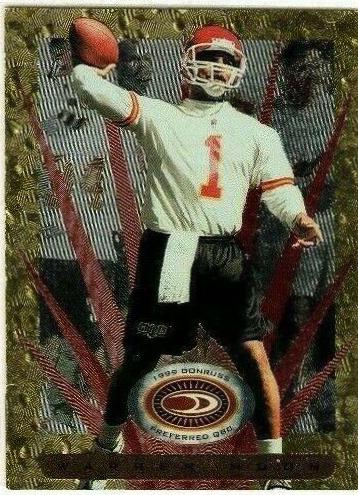 Warren Moon #98 1999 Panini Donruss Preferred Football