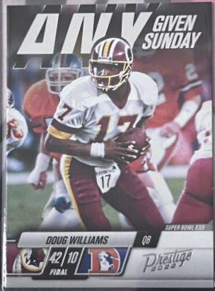 Doug Williams #5 Football Cards 2022 Panini Prestige Any Given Sunday