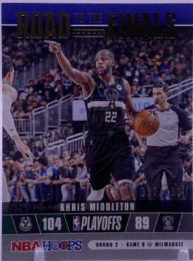 Khris Middleton #63 2021 Panini Hoops Road To The Finals Basketball
