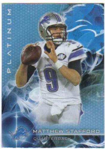 Matthew Stafford #36 Football Cards 2015 Topps Platinum