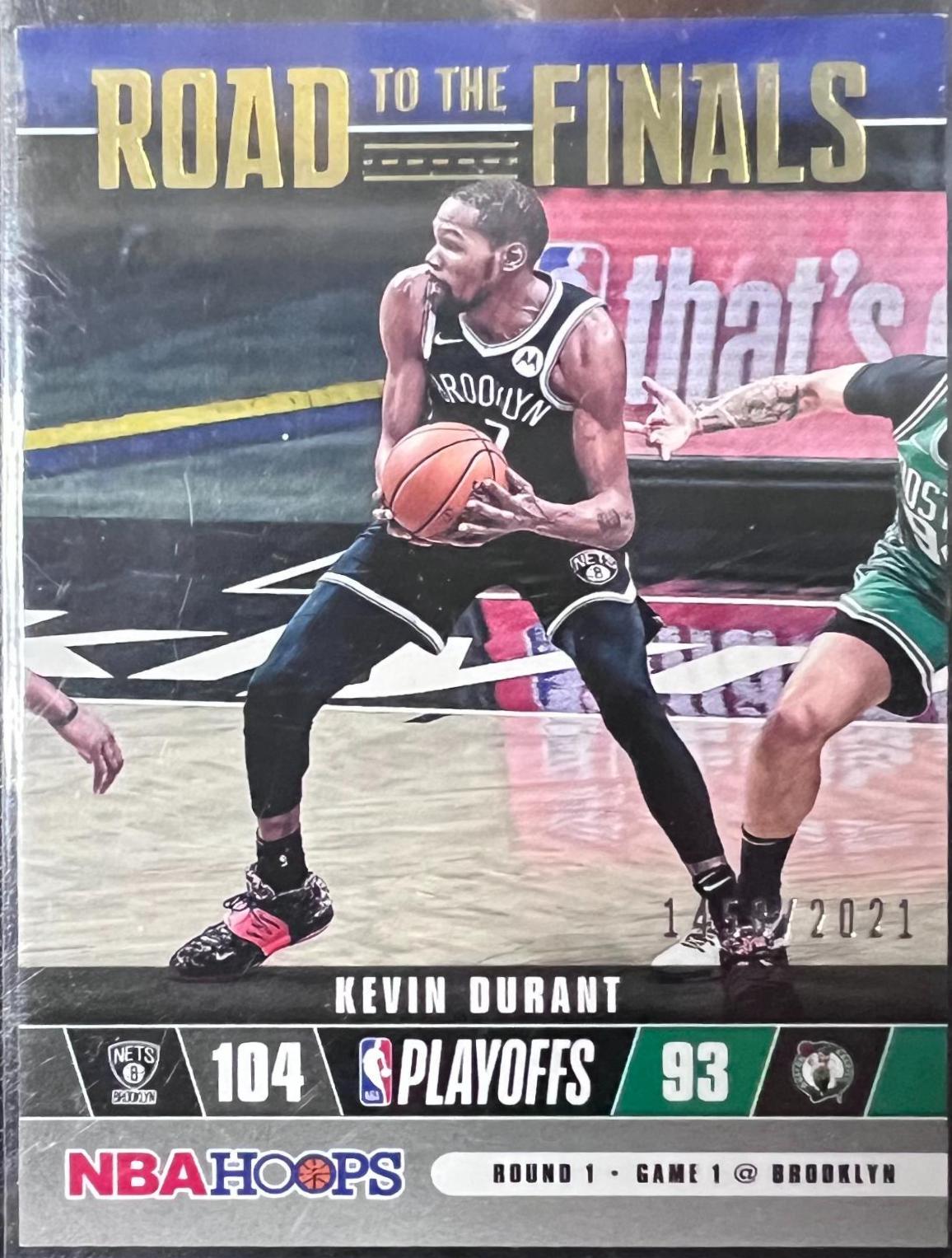 Kevin Durant #2 Basketball Cards 2021 Panini Hoops Road to the Finals