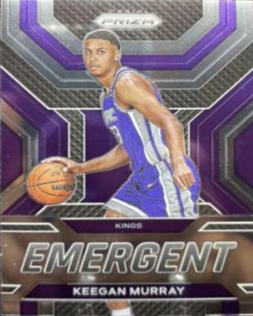 Keegan Murray #8 Basketball Cards 2022 Panini Prizm Emergent