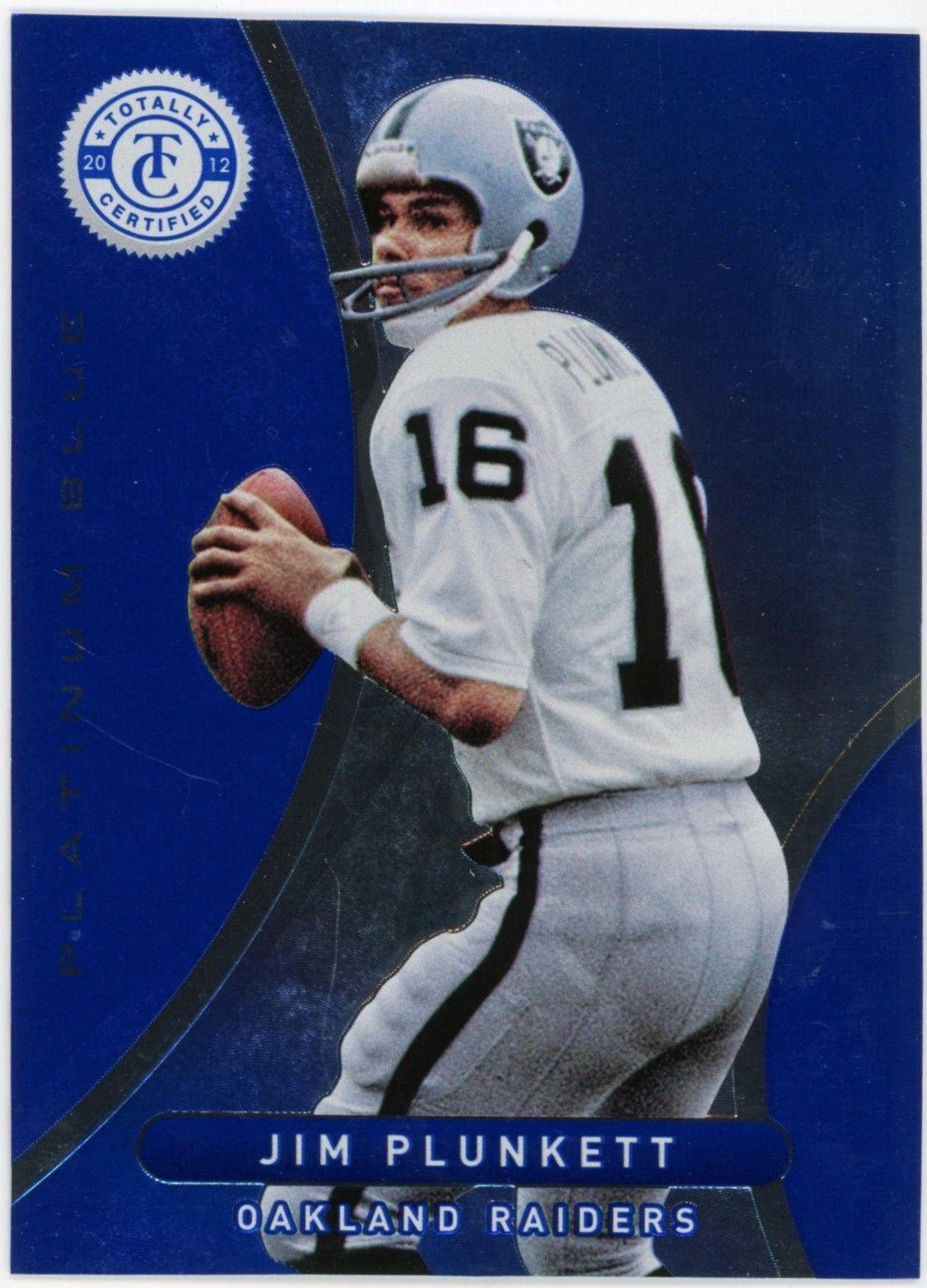 Jim Plunkett [Autograph Platinum Blue] #77