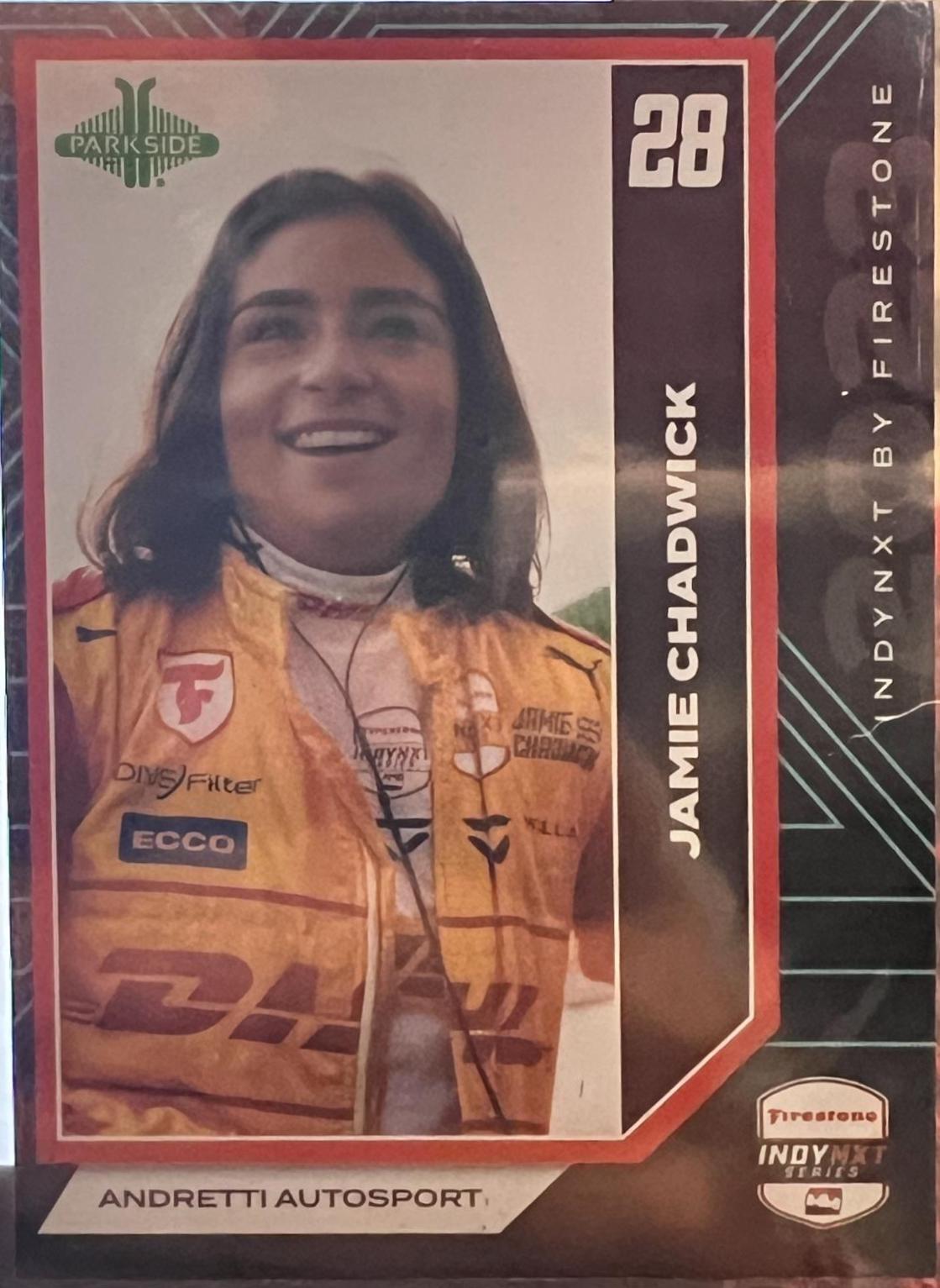 Jamie Chadwick #INXT-JC Racing Cards 2024 Parkside NTT IndyCar INDYNXT
