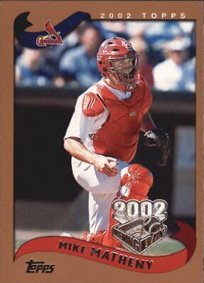 Mike Matheny #32 Baseball Cards 2002 Topps Opening Day