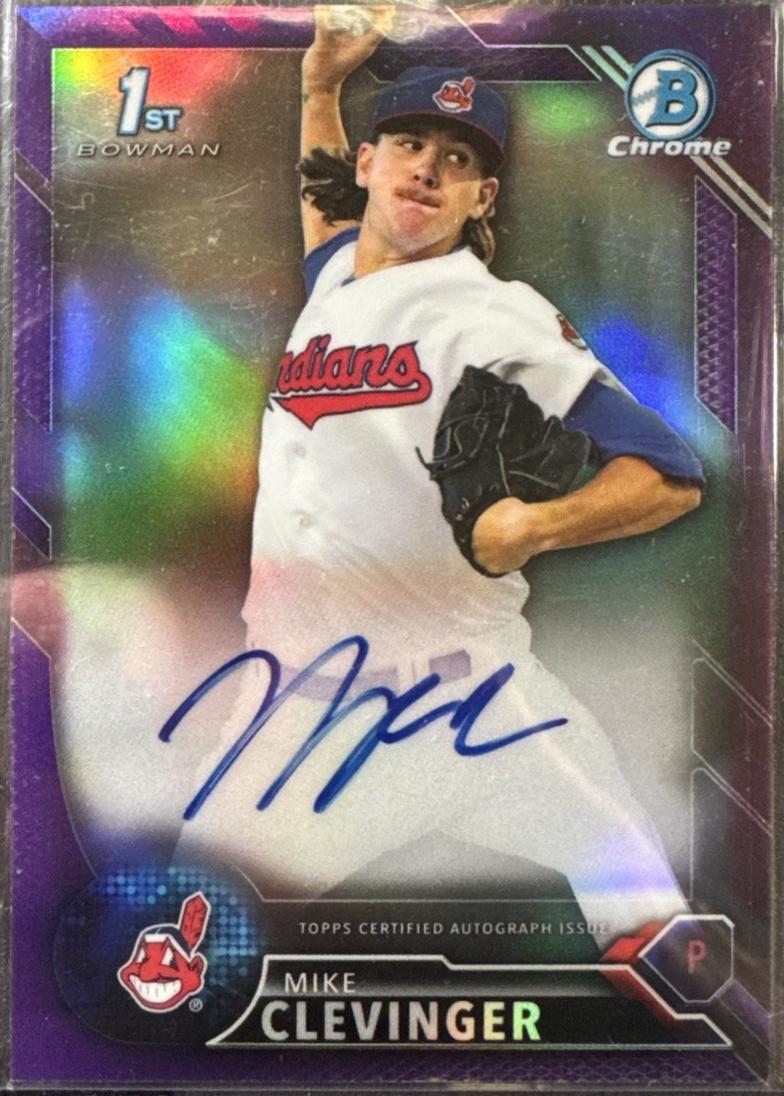Mike Clevinger [Purple Refractor] #CPA-MC