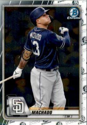 Manny Machado #2 Baseball Cards 2020 Bowman Chrome