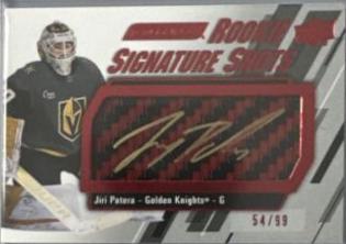 Jiri Patera #RSS-JP Hockey Cards 2023 Upper Deck Engrained Rookie Signature Shots