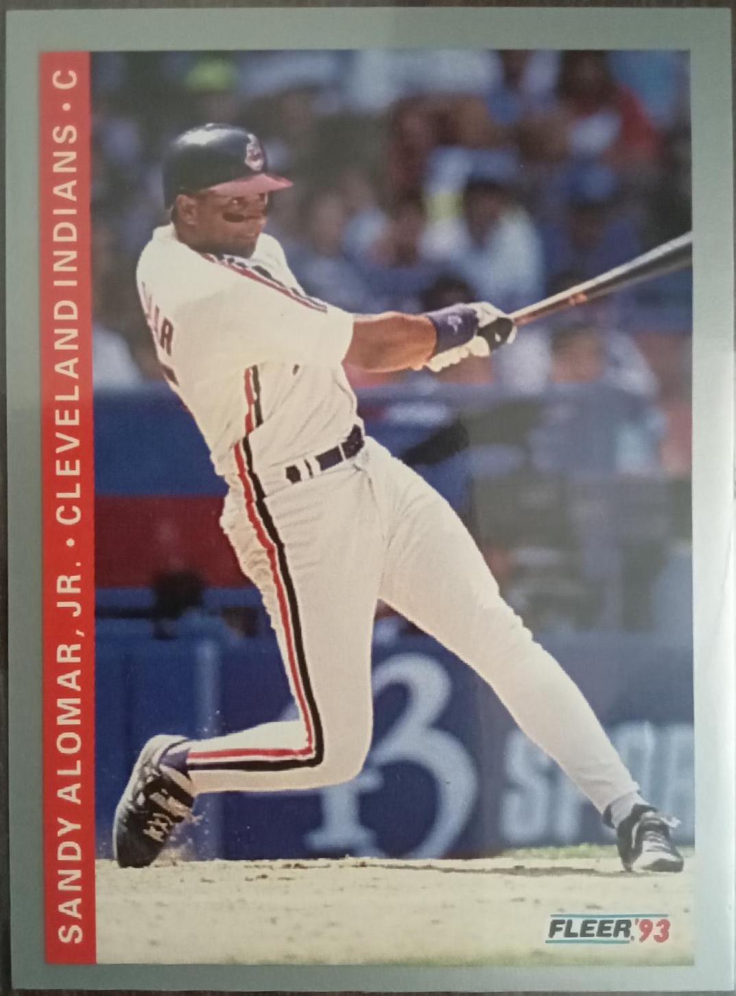 Sandy Alomar, Jr. #212 Baseball Cards 1993 Fleer