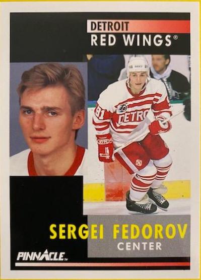Sergei Fedorov #157 1991-92 Pinnacle Hockey