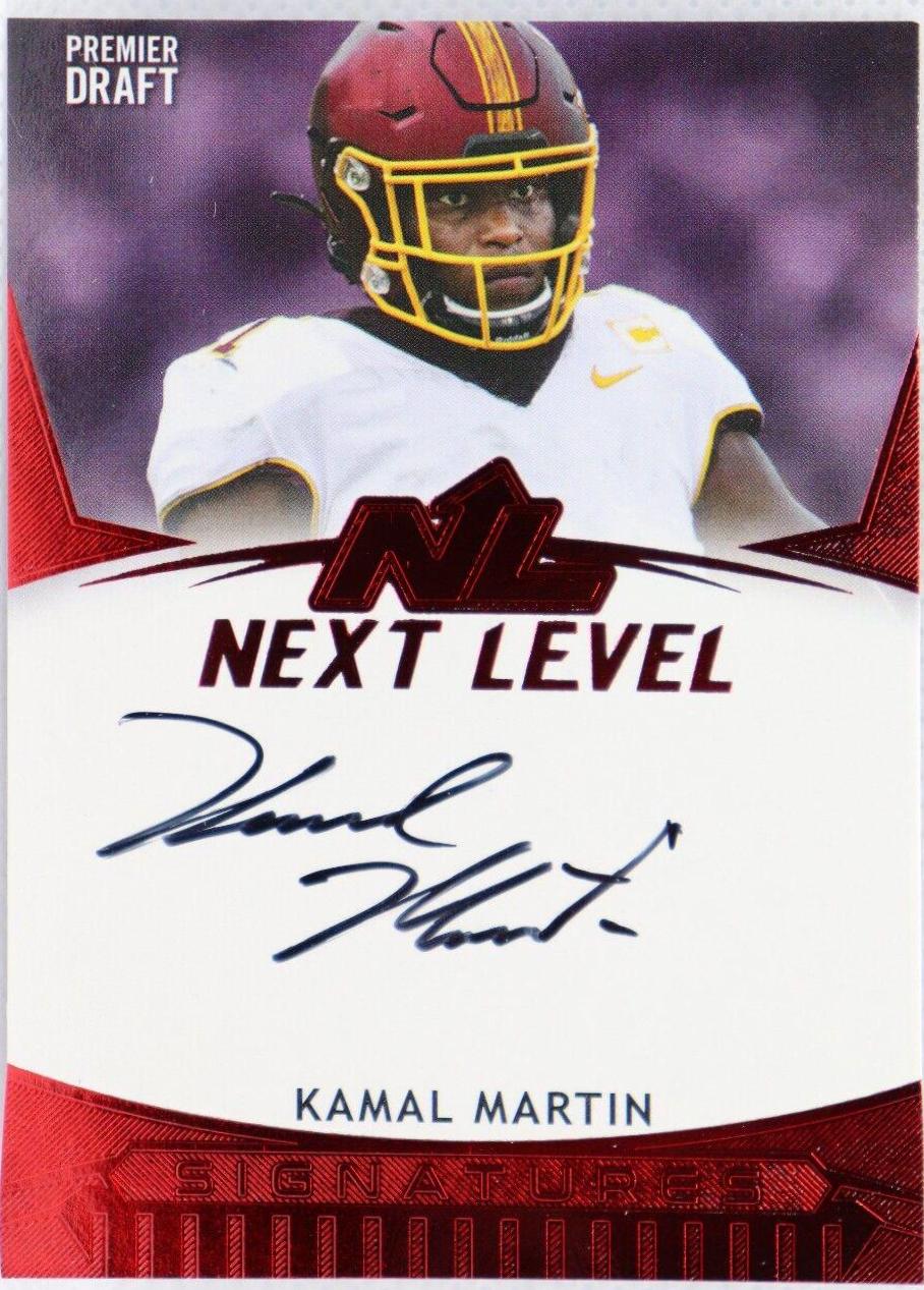 Kamal Martin #NL-KM2 2020 Sage Hit Next Level Signatures Football