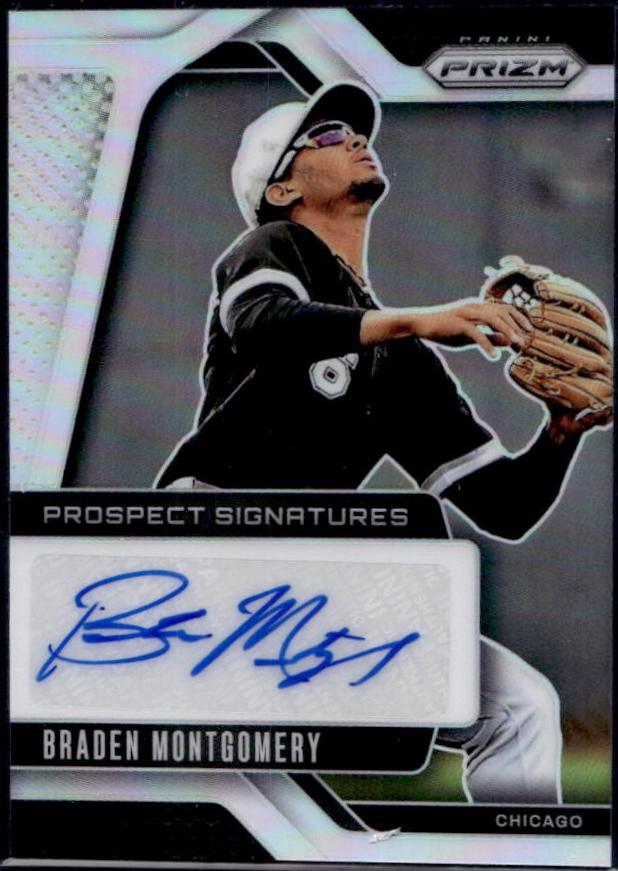 Braden Montgomery #PS-BM 2025 Panini Prizm Prospect Signature Baseball
