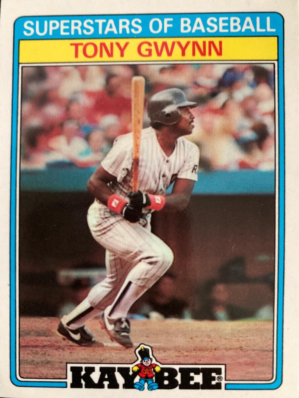 Tony Gwynn #15 Baseball Cards 1987 Topps KayBee Superstars