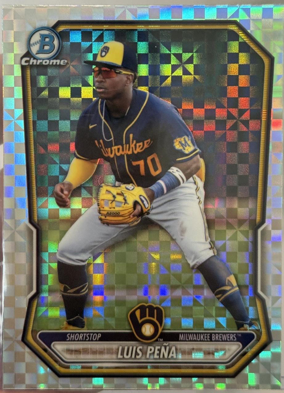 2026 Luis Pena [Aqua X-Fractor Refractor] #BCP-120