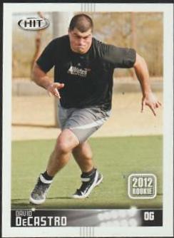 David DeCastro #44 Football Cards 2012 Sage Hit