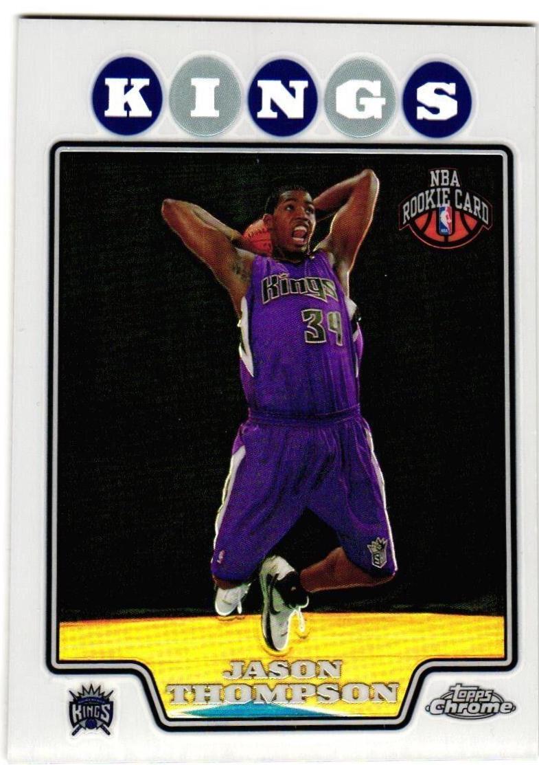 Jason Thompson Orange Refractor #192 2008 Topps Chrome Basketball