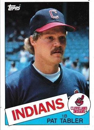 1985 Topps Pat Tabler #158 card