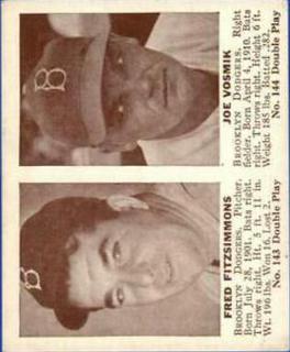 Fred Fitzsimmons, Joe Vosmik