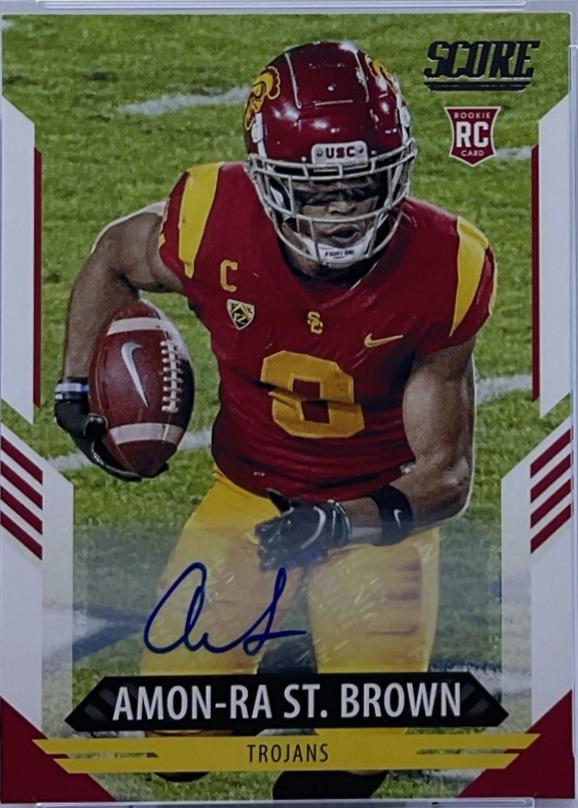 Amon Ra St. Brown #330 2021 Panini Score Football