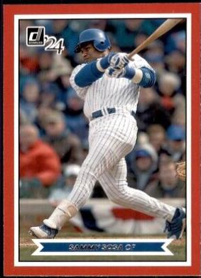 Sammy Sosa #3 Baseball Cards 2024 Donruss Action All-Stars