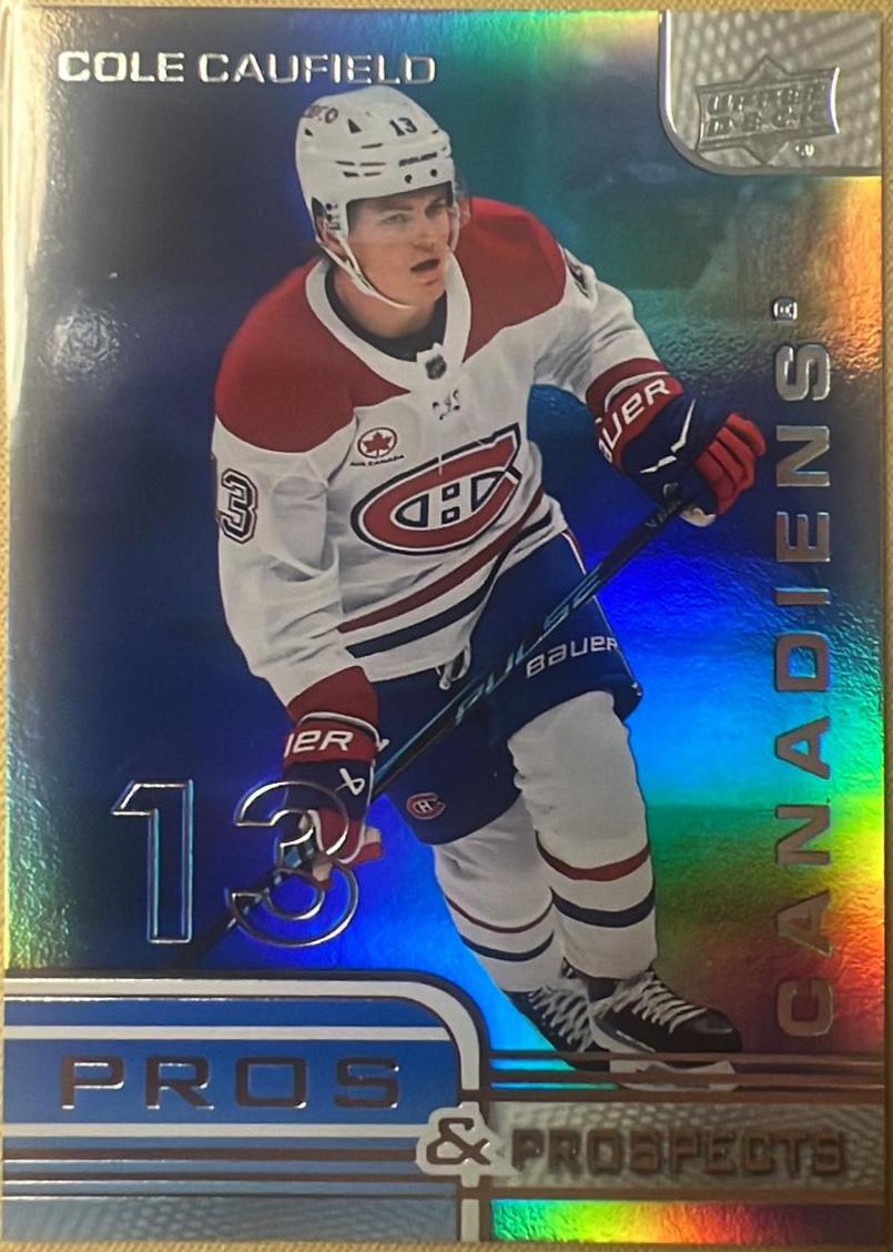Cole Caufield #PP-2 2025 Upper Deck Extended Series Pros And Prospects Hockey