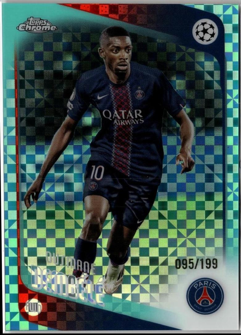 Ousmane Dembele [Aqua X-Fractor] #3