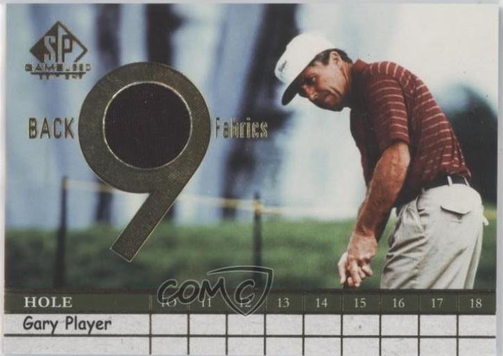 Gary Player #B9-GP 2024 Sp Game Used Back 9 Fabric Golf