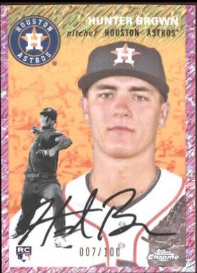 Hunter Brown [Cream Fuchsia Lava Refractor] #164