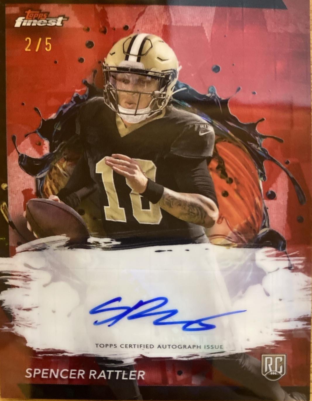 Spencer Rattler [Red Geometric Refractor] #RFA-SR