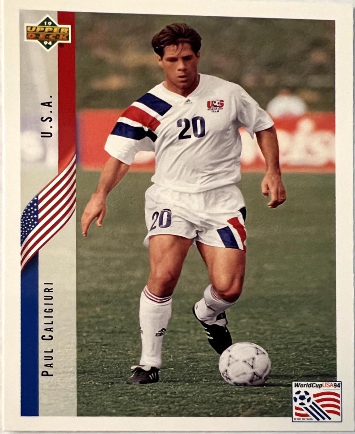Paul Caligiuri #19 Soccer Cards 1994 Upper Deck World Cup Soccer