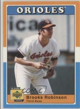 Brooks Robinson #17 Baseball Cards 2001 Upper Deck Decade 1970's