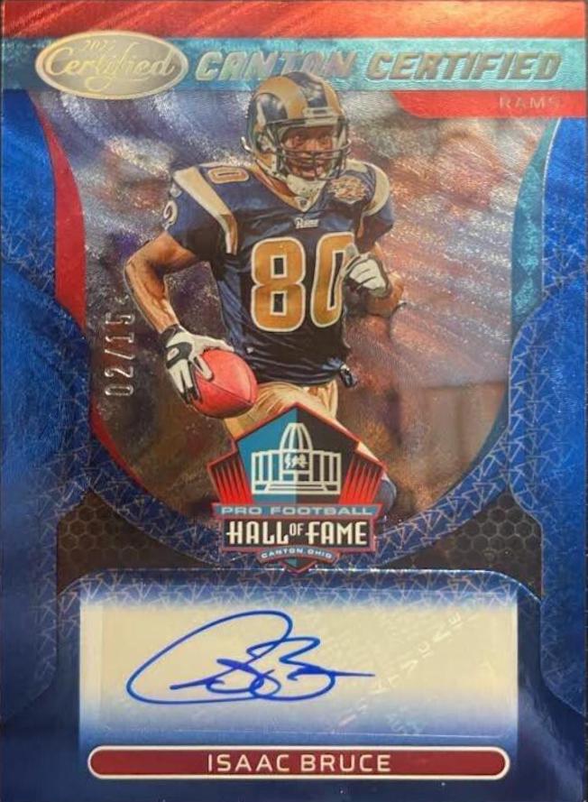 Isaac Bruce [Blue Etch] #CCS-IB