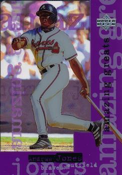 Andruw Jones #AG29 Baseball Cards 1998 Upper Deck Amazing Greats