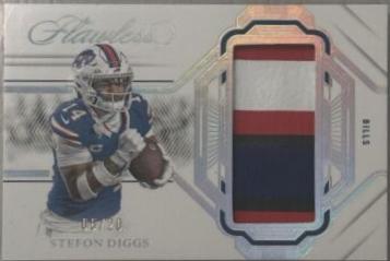 Stefon Diggs #4 Football Cards 2023 Panini Flawless Patch