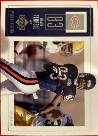 David Terrell #17 Football Cards 2002 Upper Deck Piece of History