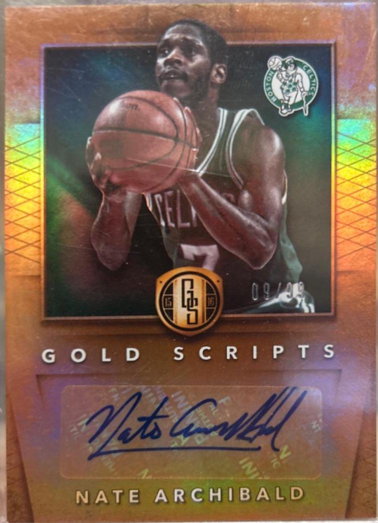 Nate Archibald #SC-NA Basketball Cards 2015 Panini Gold Standard