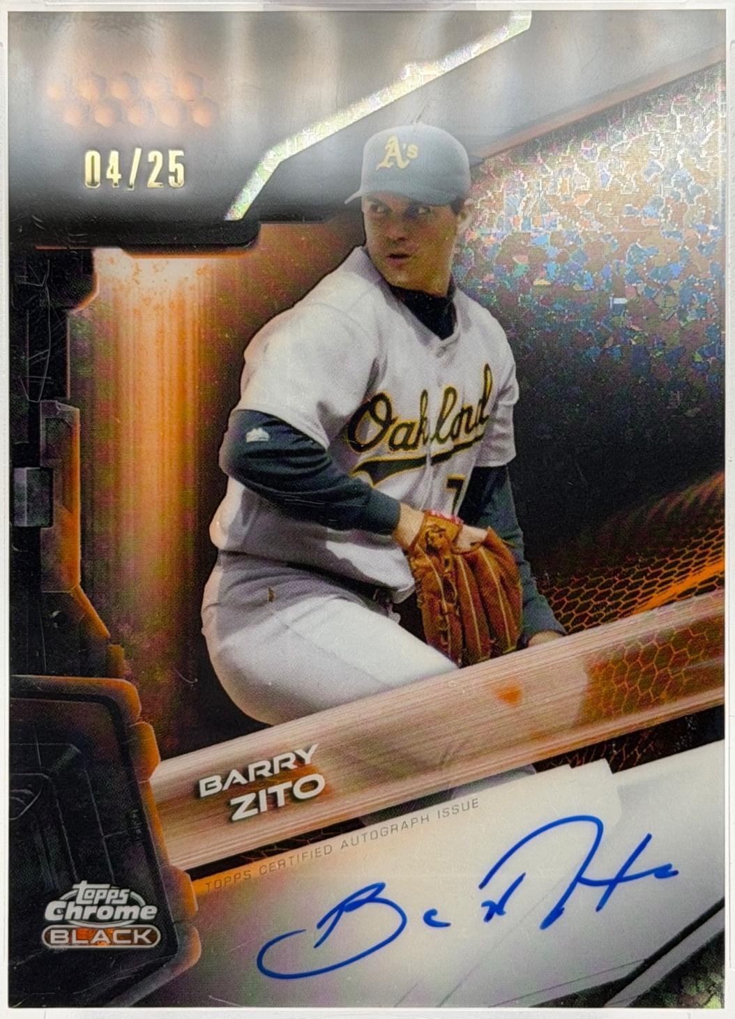 Barry Zito [Orange Refractor] #CBA-BZ