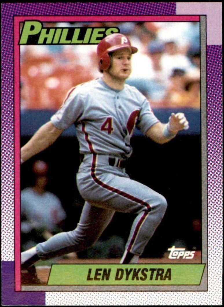 Len Dykstra #515 Baseball Cards 1990 Topps